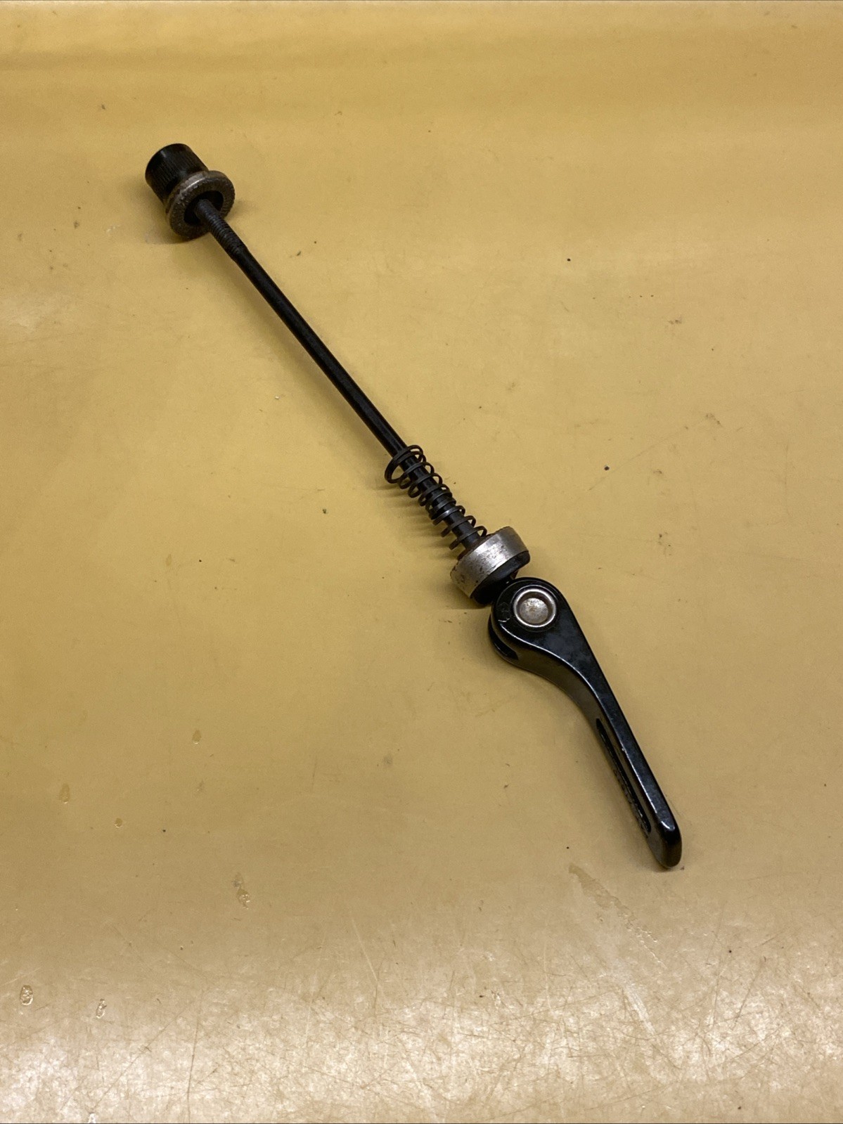 Black Cannodale Coda Front 100mm Steel Spindle Quick Release Skewer