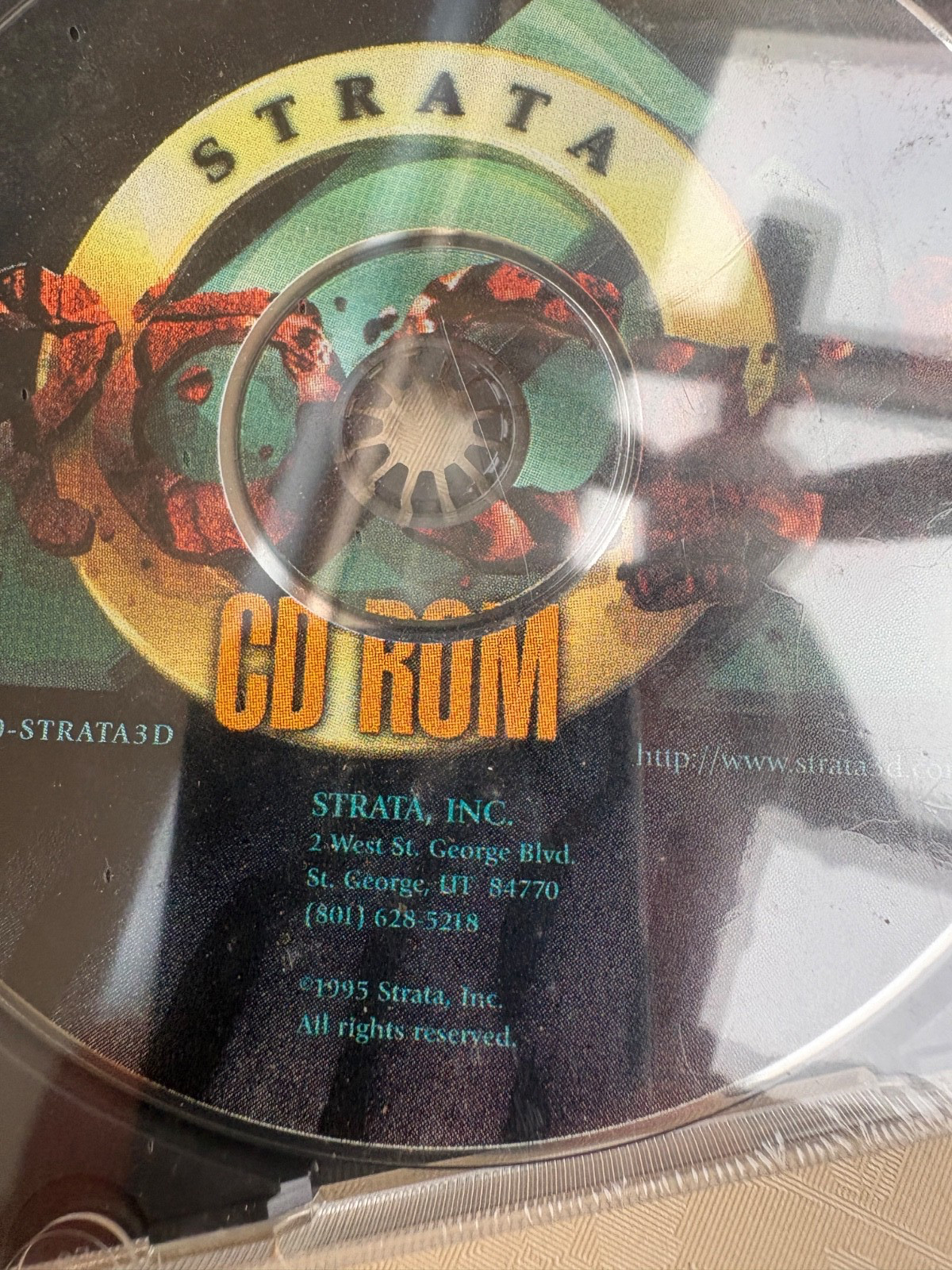 1995 STRATA INC. CD ROM ROCKS HTTP http: WWW.STRATA3D.COM NEW SEALED