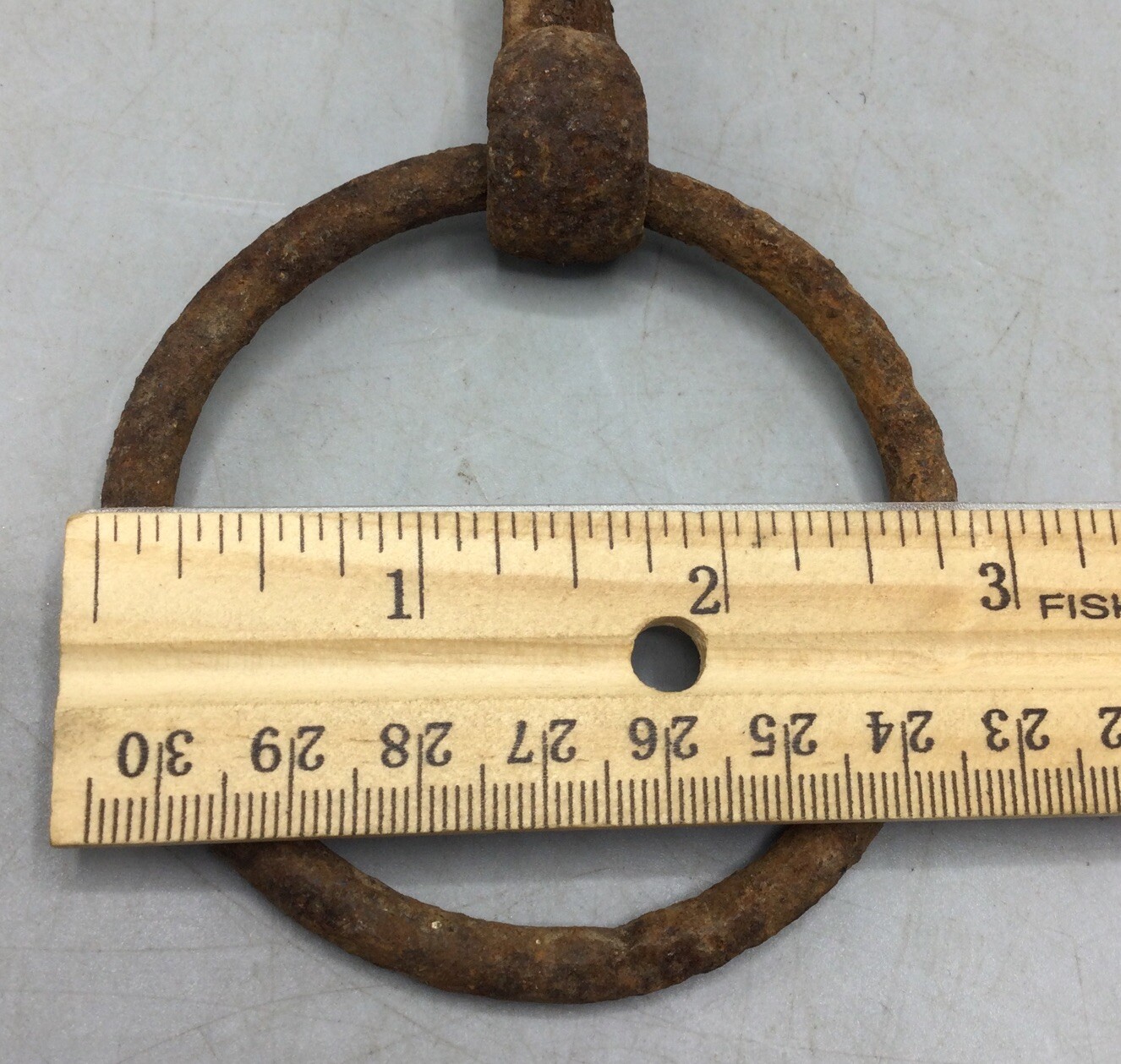 Vintage Horse Snaffle Loose Ring Bit, 11.75” Long