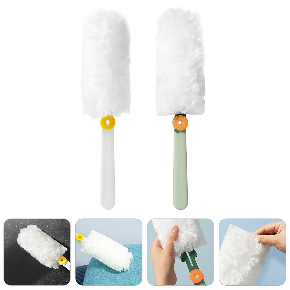 2pcs Removal Dusters Dusters Cleaning Supplies Rotating Dust