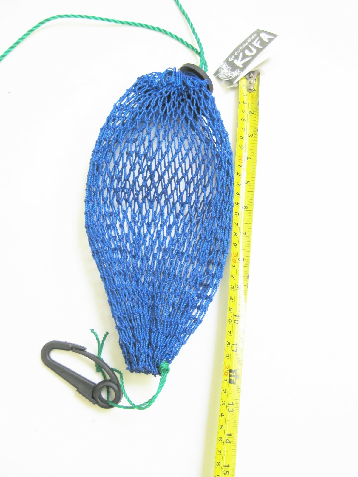 KUFA Rubber Wrapped 30-Inch Crab Ring with 50-feet Rope & Bait Bag CT88+BAG4