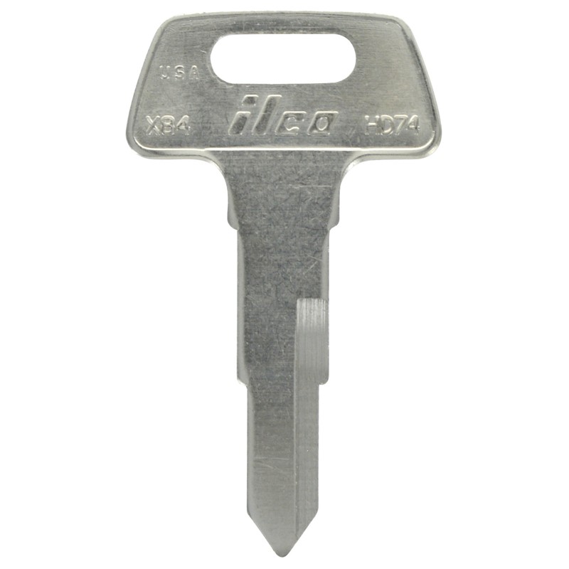 Hillman 532036 KeyKrafter Brass X84/HD74 Single Side Blank Key #2036 (Pack of 4)