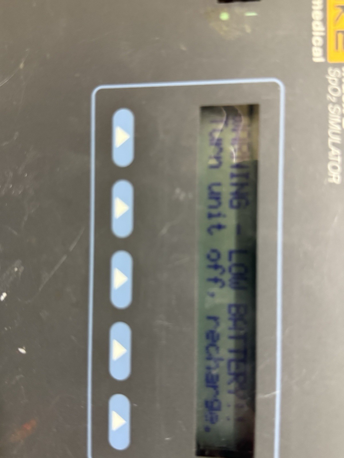 Fluke Index 2 SpO₂ Simulator – Powers On, Untested with Oximeter