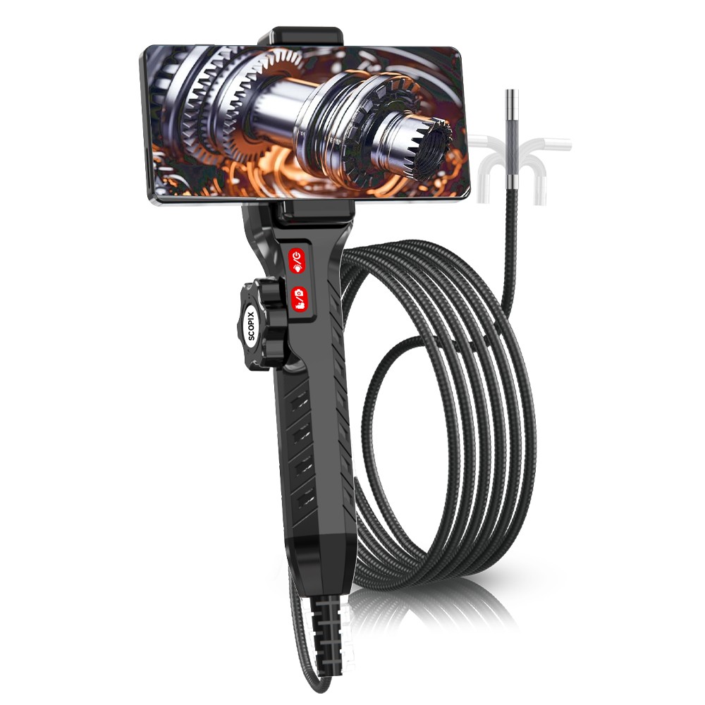 360° 6LED USB Snake Endoscope Borescope HD Inspection Camera For Android ios