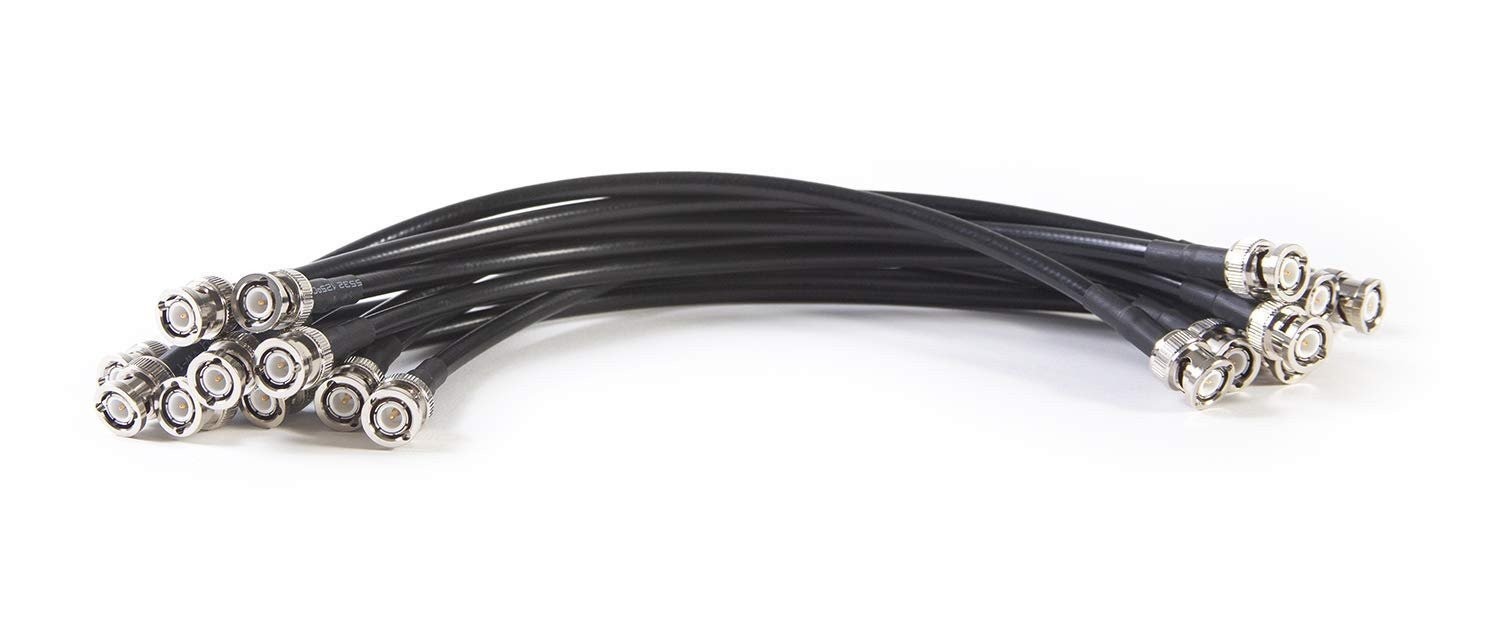 5 Pack BNC Jumper Cable - 2FT.