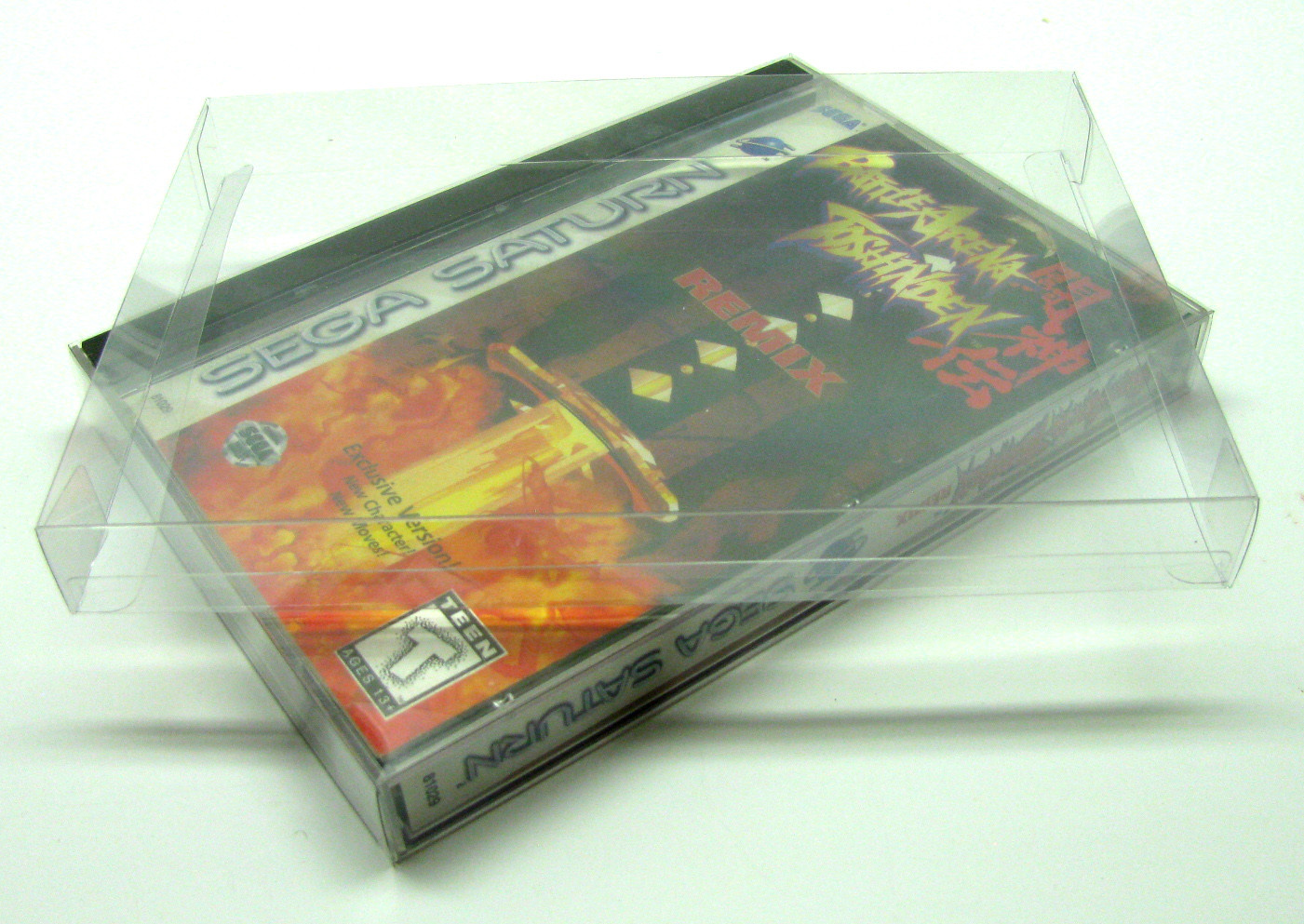 25x SEGA SATURN CIB GAME - CLEAR PLASTIC PROTECTIVE BOX PROTECTOR SLEEVE CASE