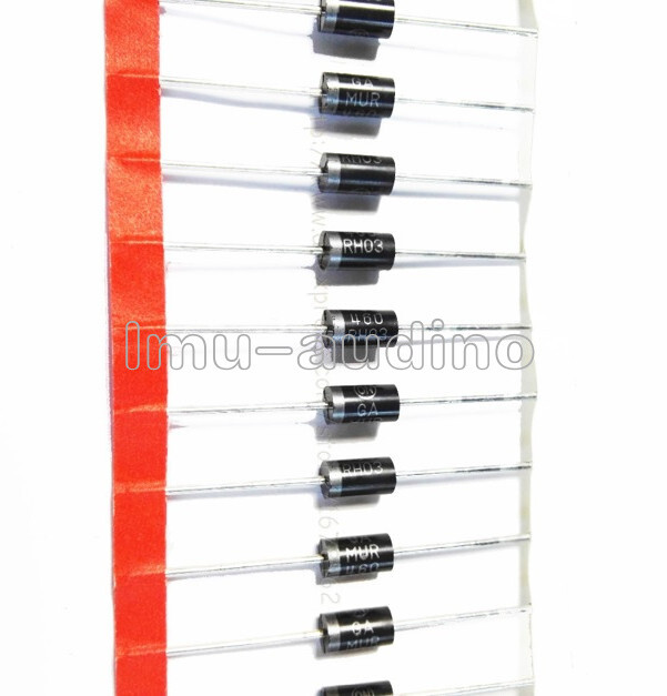 10PCS New MUR460 ULTRA FAST RECTIFIERS DO-201AD NEW