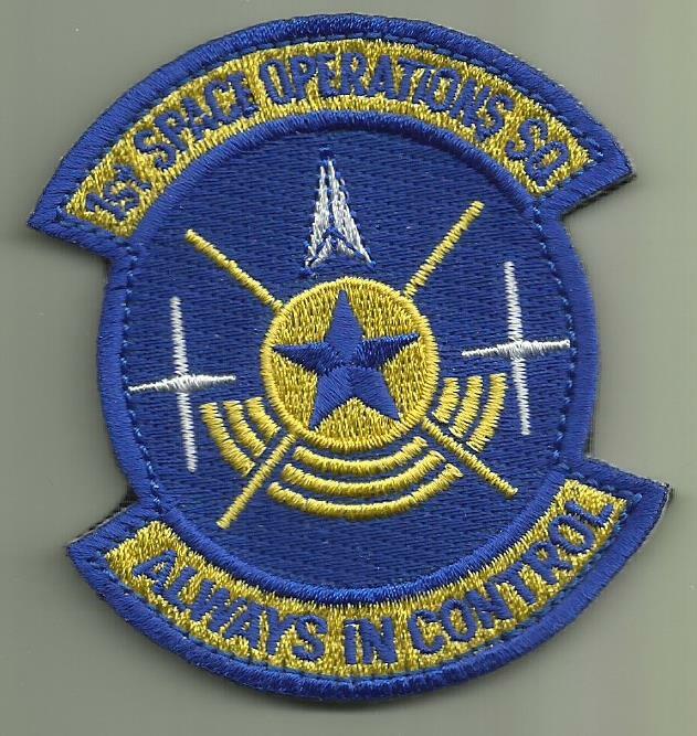 1ST SPACE OPERATIONS SQ USAF PATCH SATELITTES ORBT Surveillance SOLDIER USA FLY