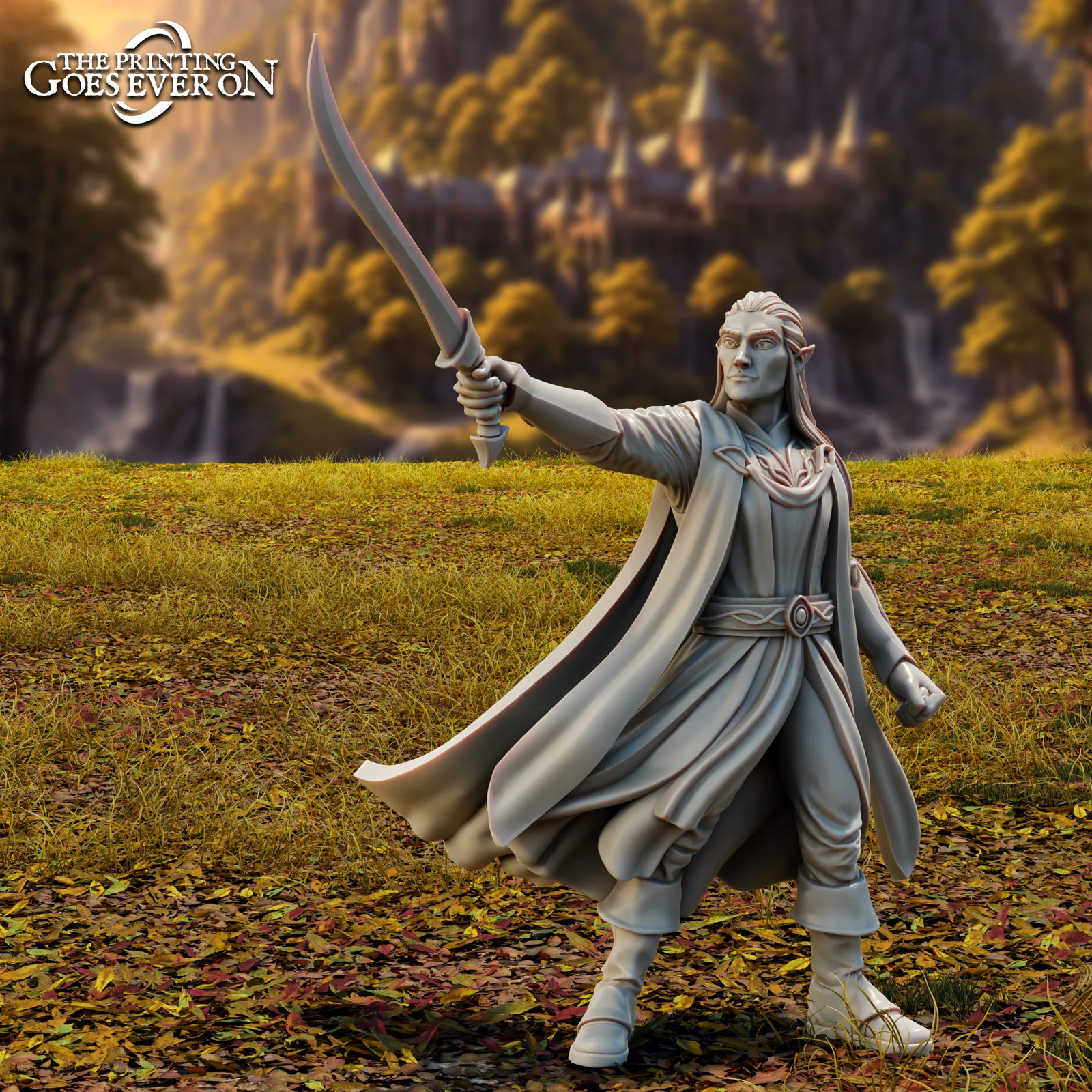 Gaelon Isilion - 28-120mm Tales of the Elven - Resin Tabletop Miniature