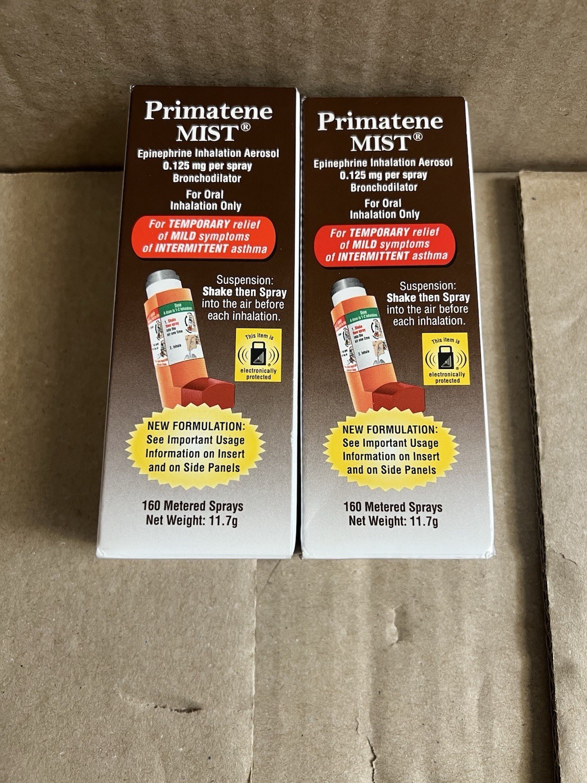 2-Pack Primatene Mist Epinephrine Inhalation Aerosol New EXP 2027/2028