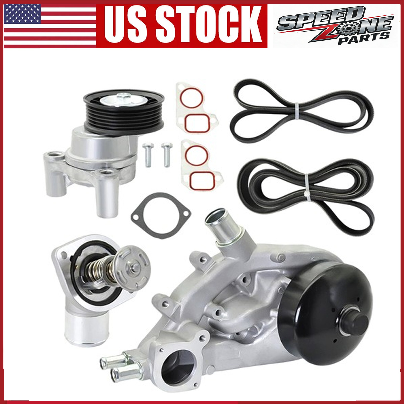 Timing Belt Water Pump Kit For Chevy Silverado Tahoe Suburban GMC Sierra 5.3L