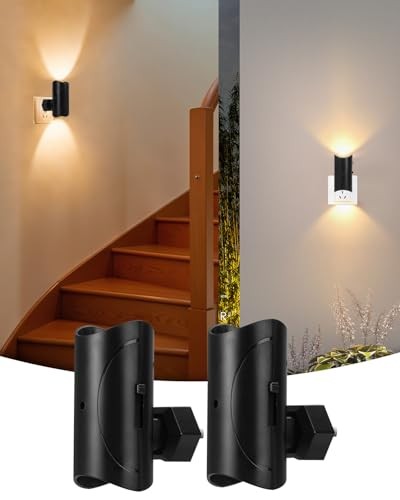 2 Pack Night Lights Plug into Wall, Modern LED Night Light Plug in, Warm white