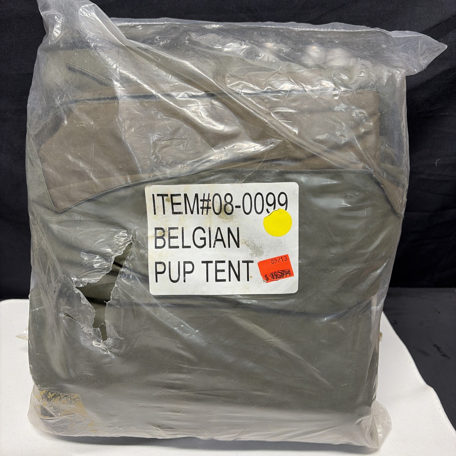 Belgian Pup Tent - Item #08-0099 - New