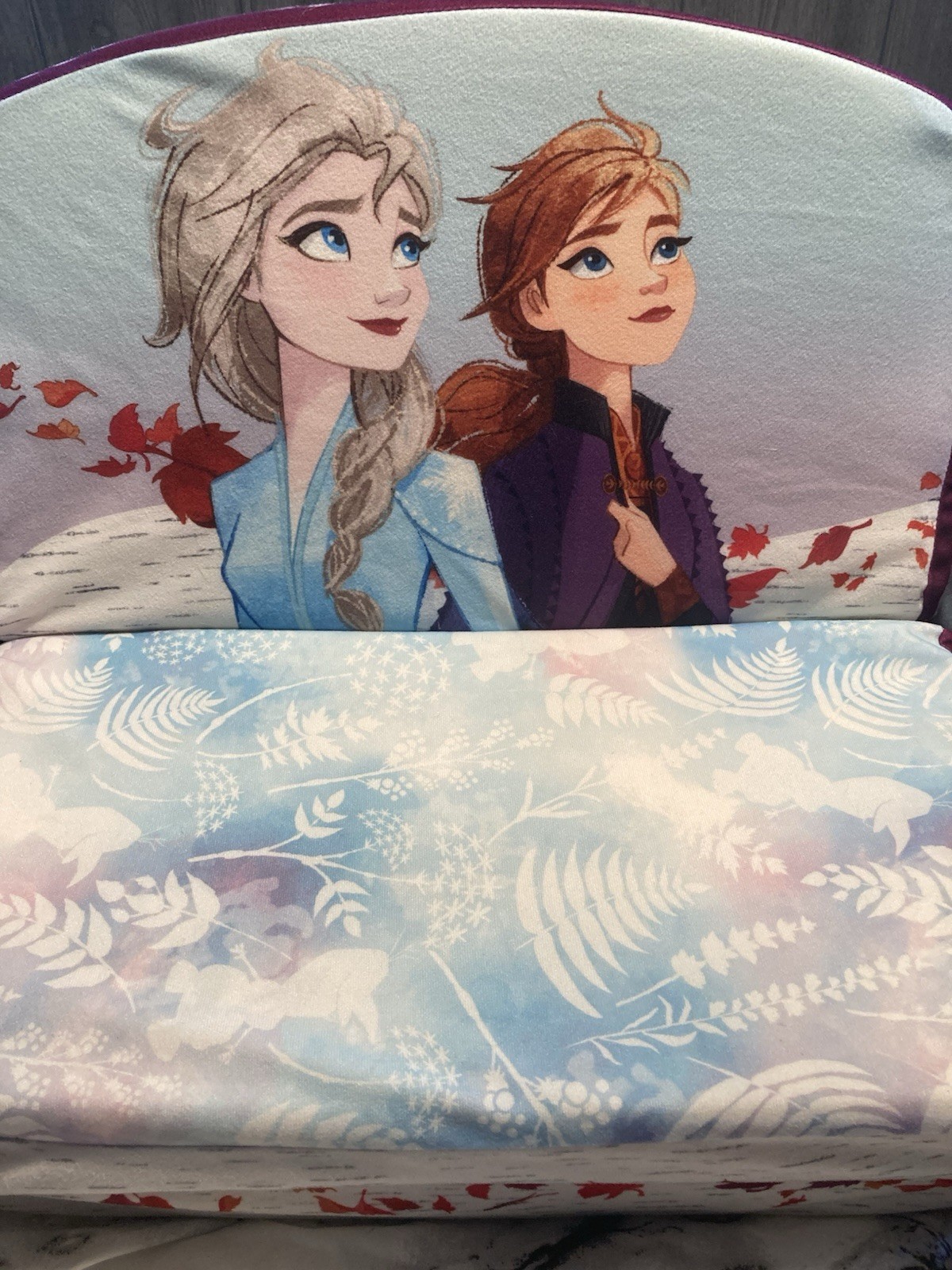 Marshmallow Furniture Kids 2-In-1 Flip Open Foam Sofa Bed, Frozen 2 (Used)