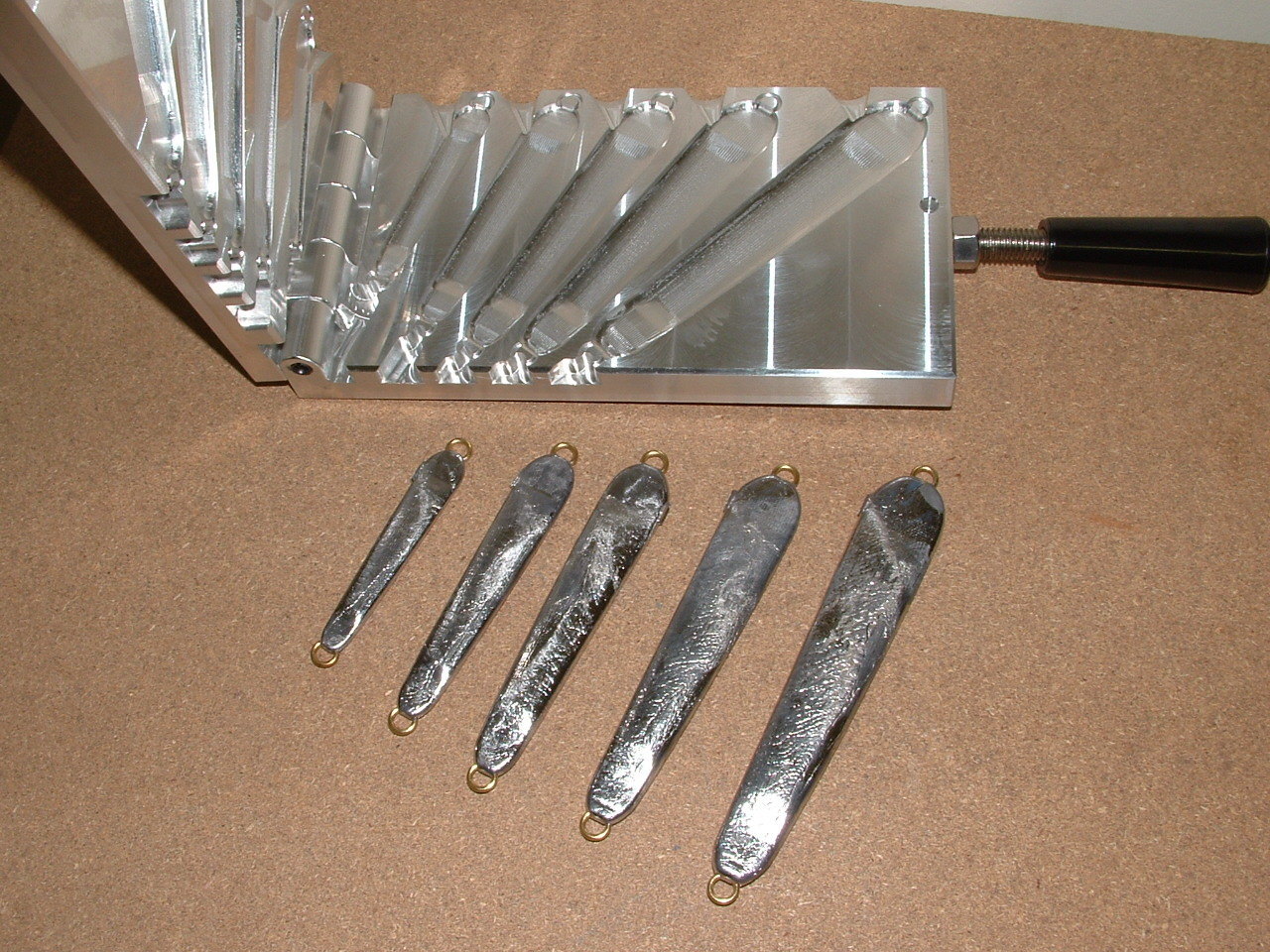 Saltwater Spoon -8 mold 1,2,3,4,6oz CNC Aluminum Casting Jigging