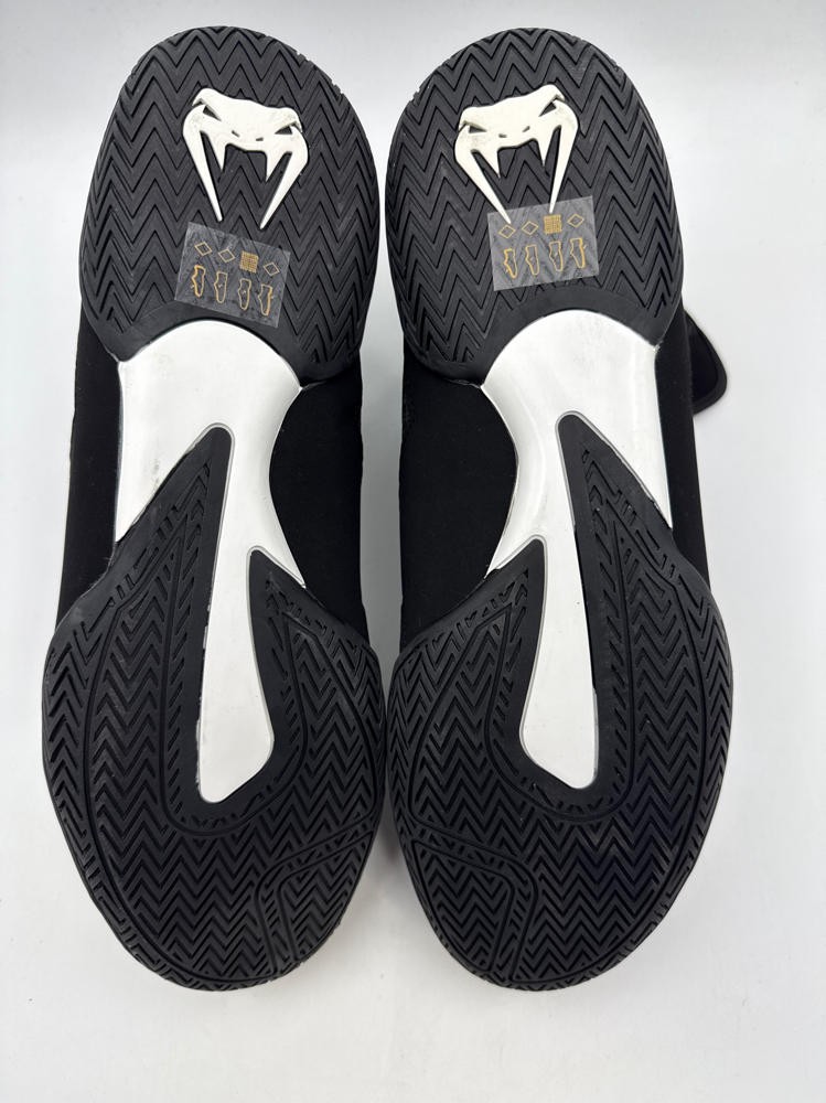 Venum Unisex's Contender Boxing Shoes, Black White, 13 US