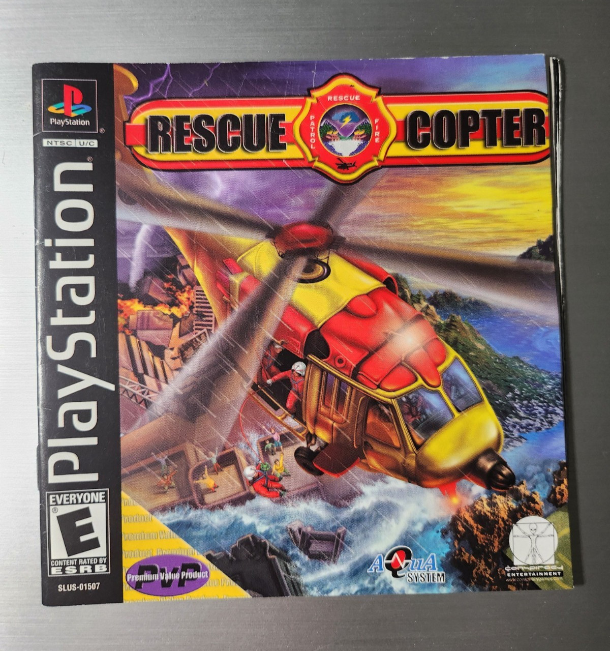 Rescue Copter Instruction Booklet - Manual Only - PlayStation (PS One)