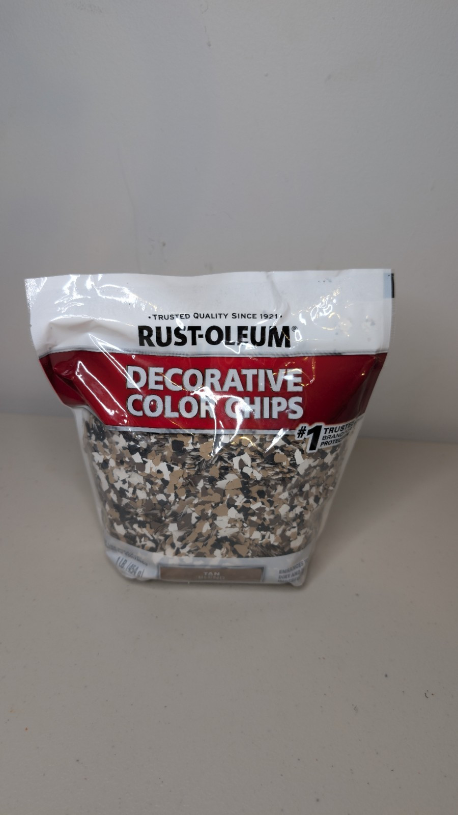 Rust-Oleum Decorative Color Chips Tan Blend 1 lb Bag For Concrete Floor