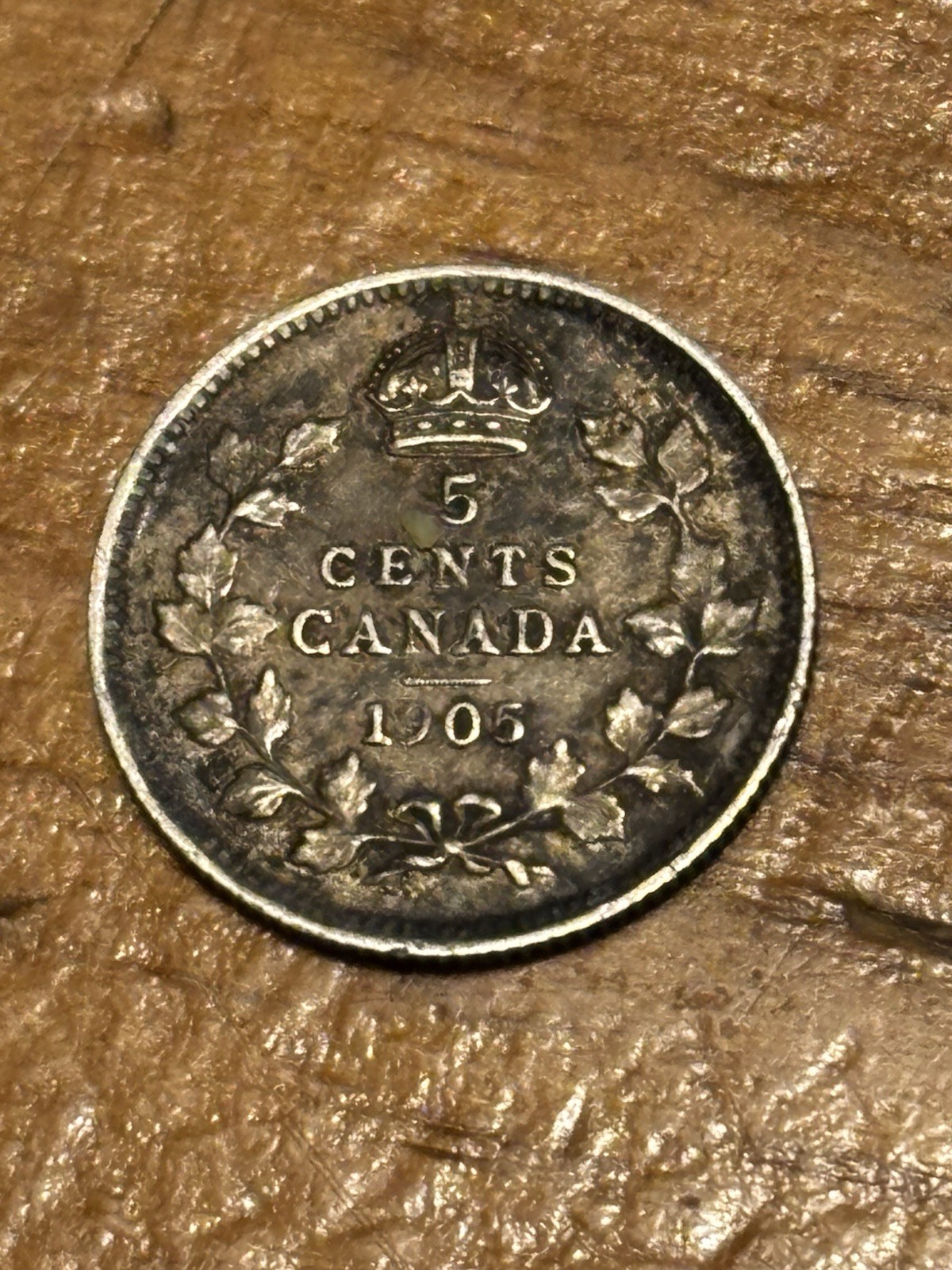 1905 5C Canada Five Cents