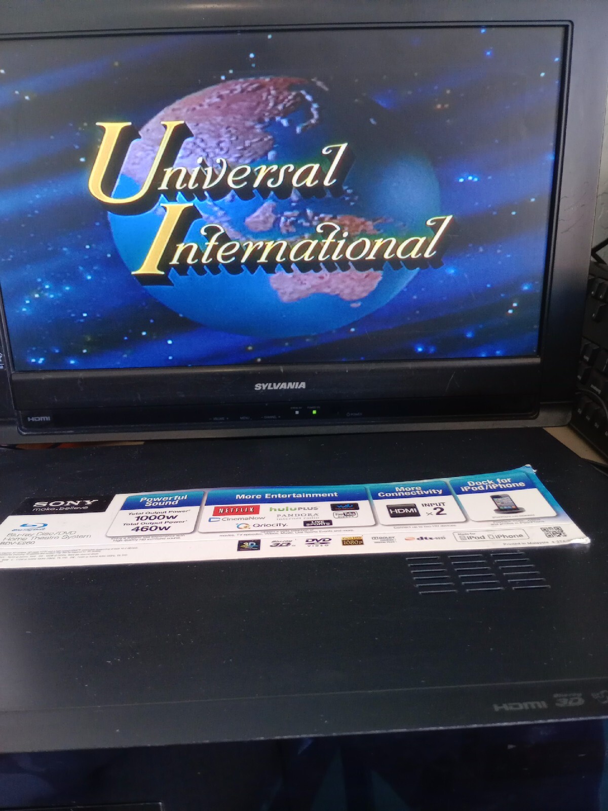 SONY BDV-E280 3D DVD Bluray / NO REMOTE Tested Great Condition