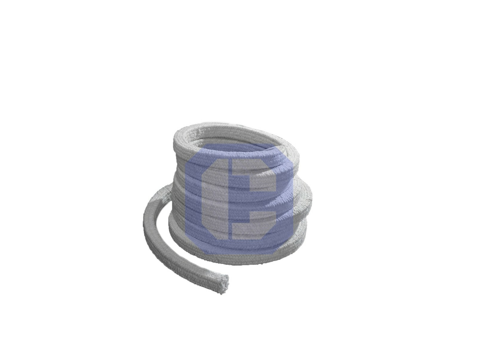 Ceramic Fiber Rope - 1 inch - (Square Braided) - 2300°F -100 feet FULL ROLL