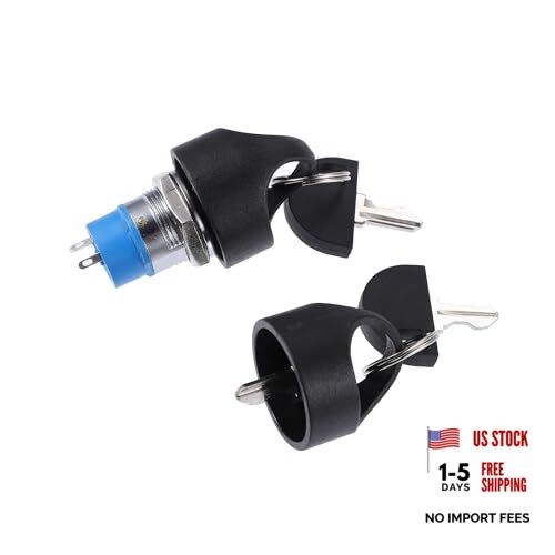 Set of 1 Ignition Starter on Off Switch Lock - 4 Keys - Mobility Scooter Keys