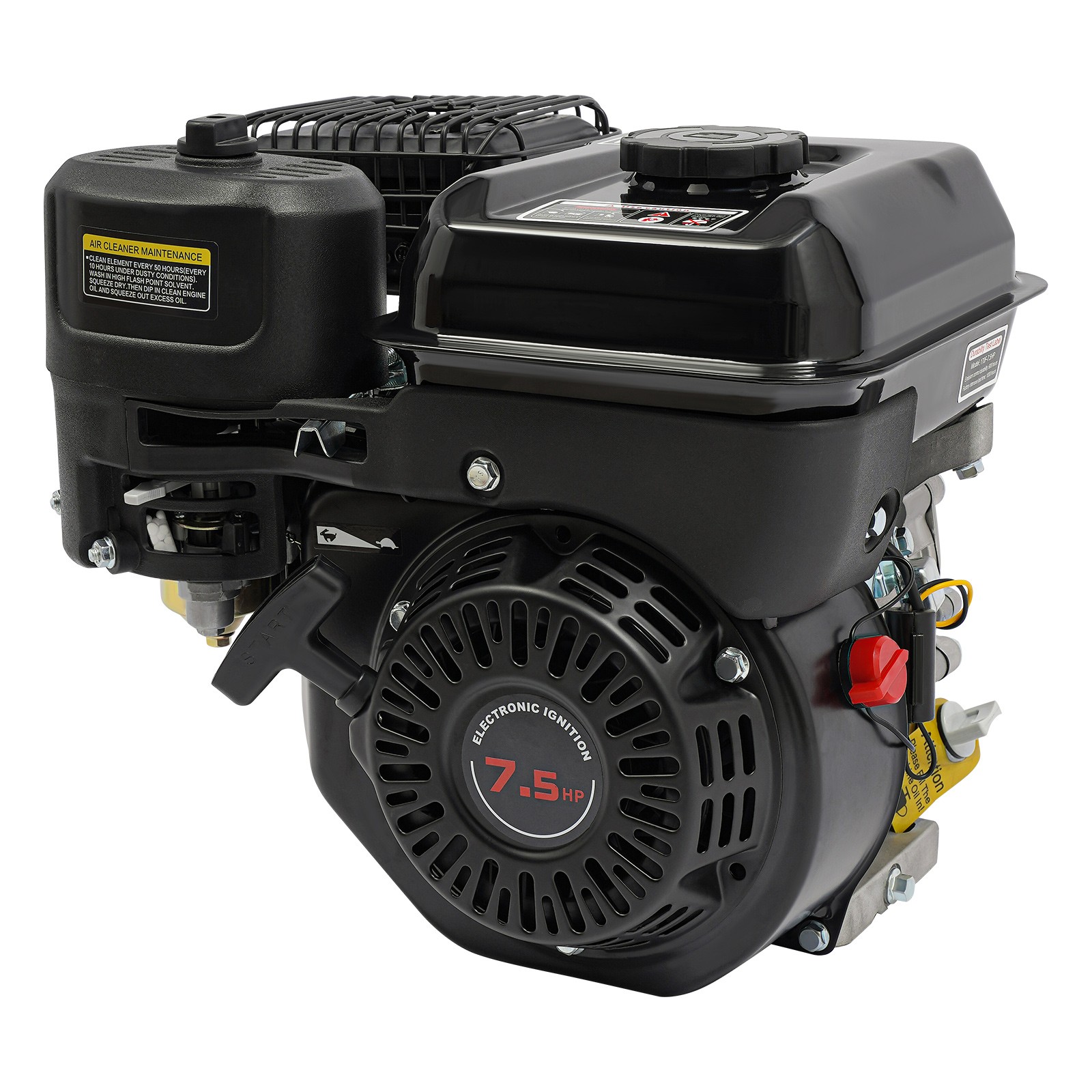 212cc 7.5HP 4-Stroke Gasoline Engine Steel Start Engine W/ Electric/Pull Start