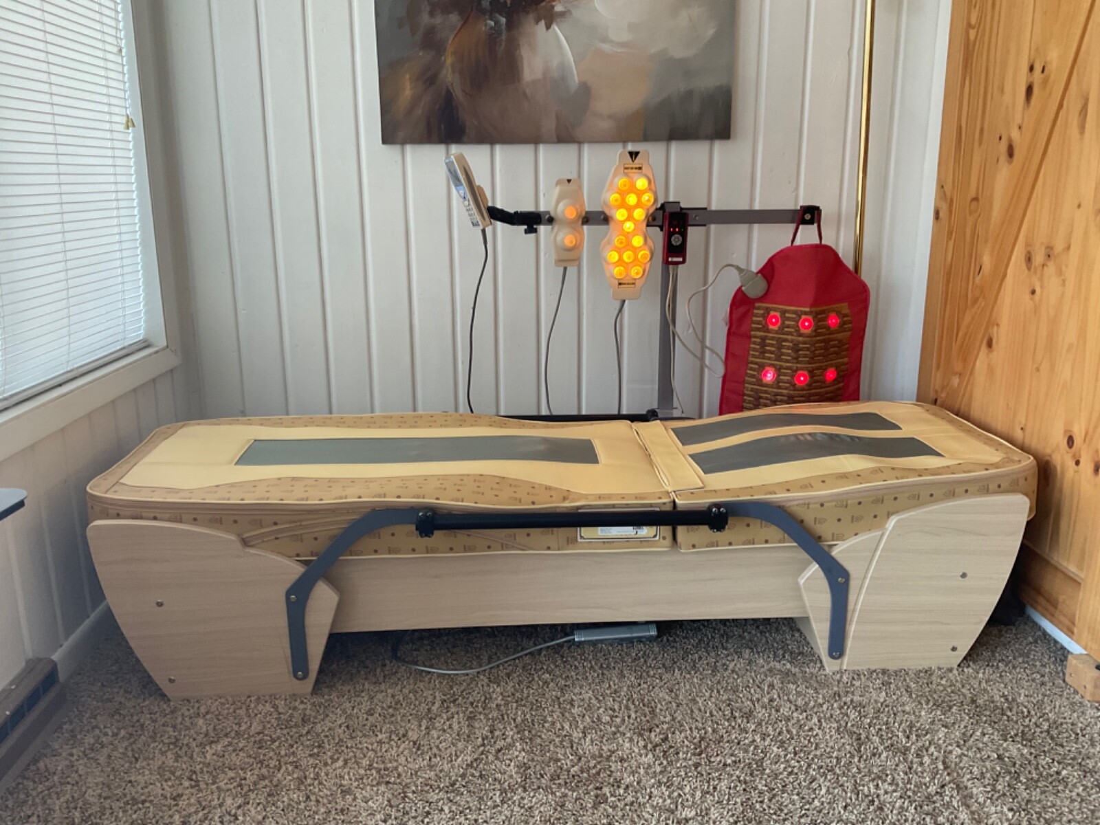 Migun-Chiropractic traction-far infrared-massage table-Jade bed-PEMF therapy mat