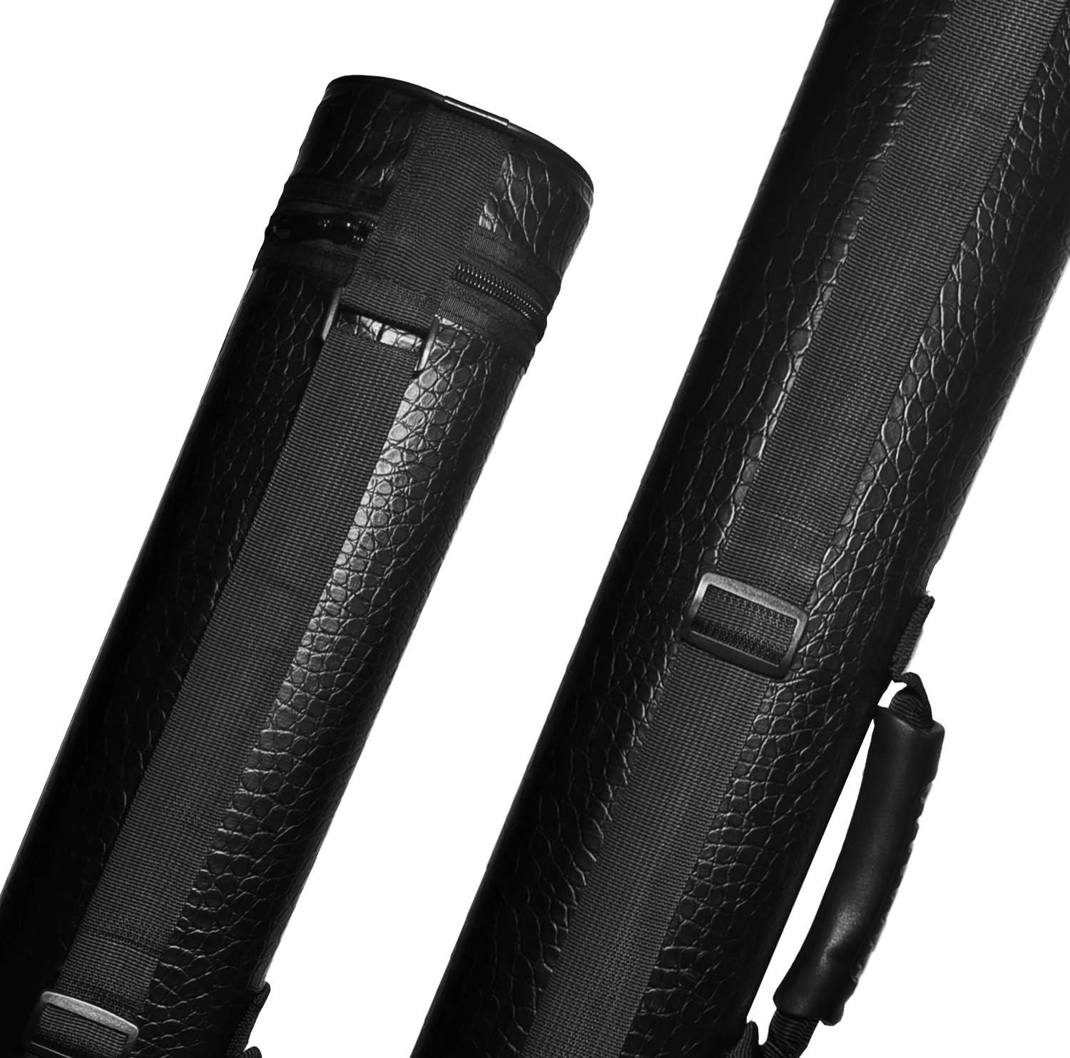 Durable Hard Shell Billiards Cue Case - Protects Cues from Warping & Moisture