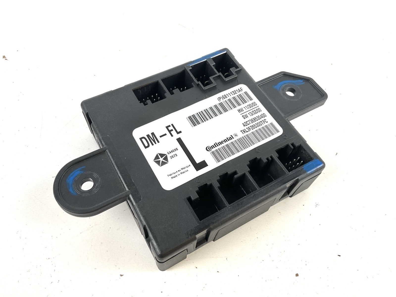 2014-2020 Jeep Cherokee Left Driver Door Control Module OEM 68111321AF
