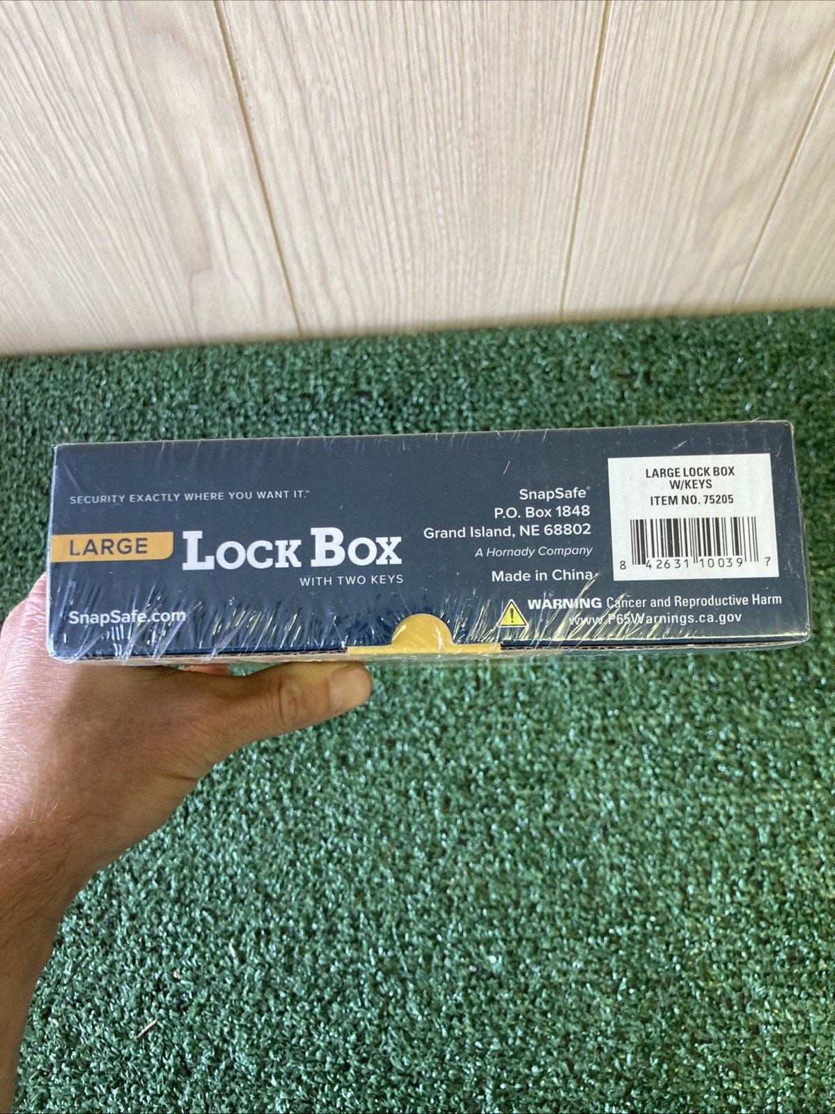 SnapSafe Large Lock Box with 2 Keys NEW. (OKEB-03-009)