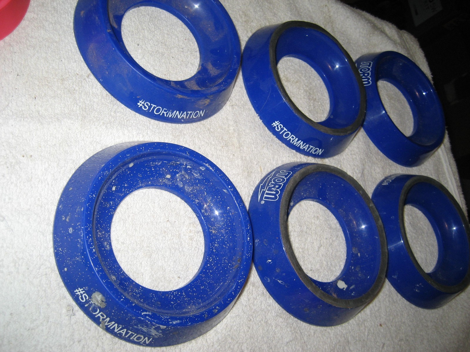 Universal Bowling Ball Cup Display Stands Durable Plastic Holders 14