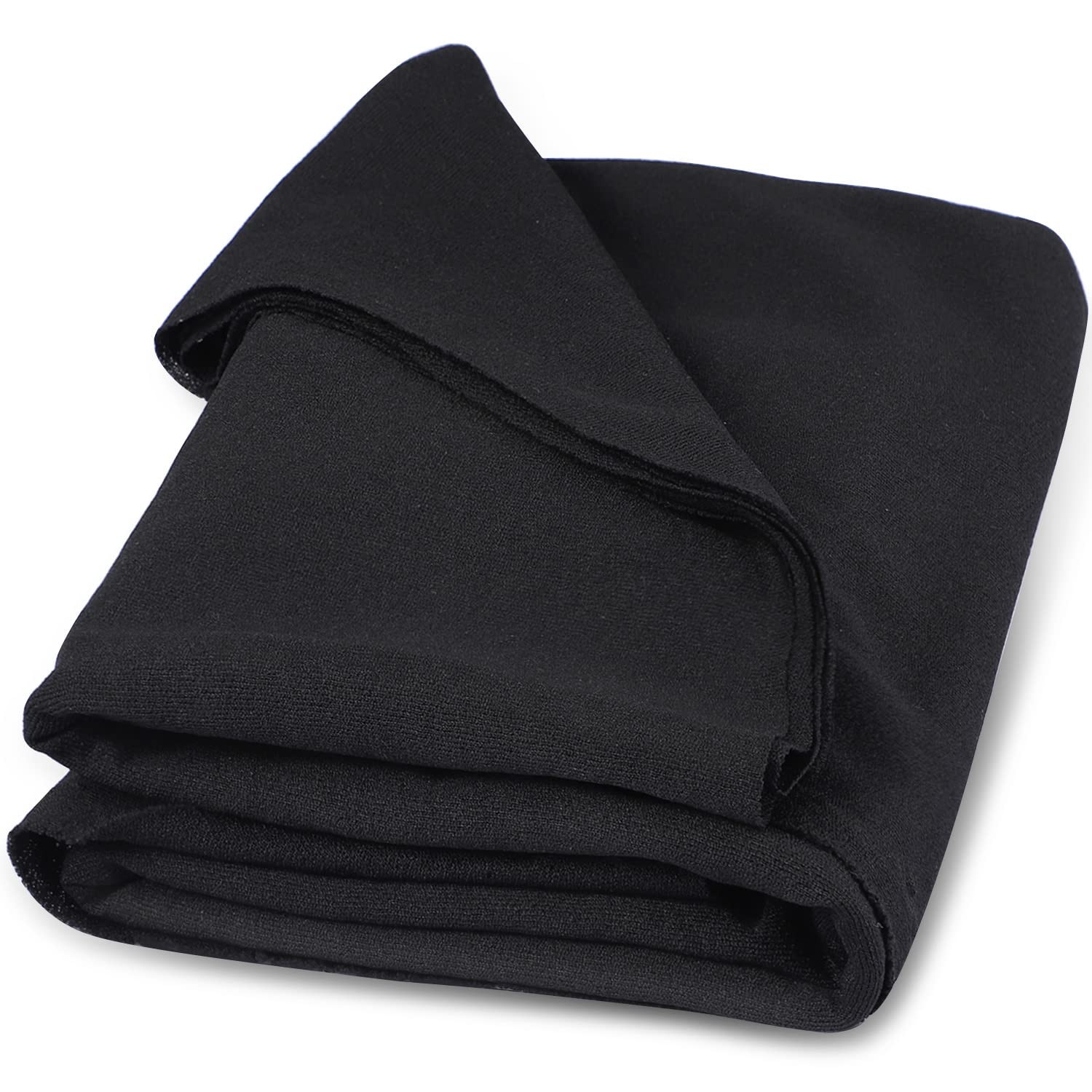 Facmogu Speaker Grill Cloth, 67"x20" 67" x 20" (170 x 50 cm), Black Tulle