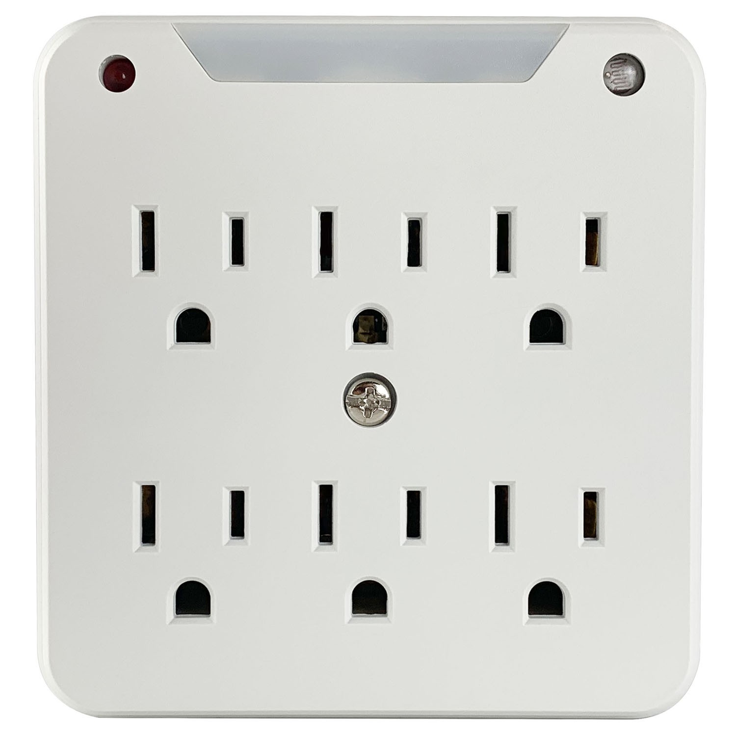 Stanley SurgePro 6 NT 750 Joule 6-Outlet Surge Adapter with Night Light - 33208