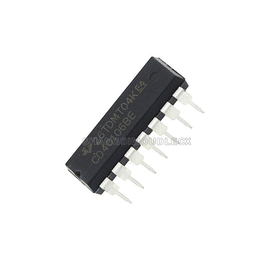 10PCS CD40106 CD40106BE 40106 HEX SCHMITT TRIGGER IC