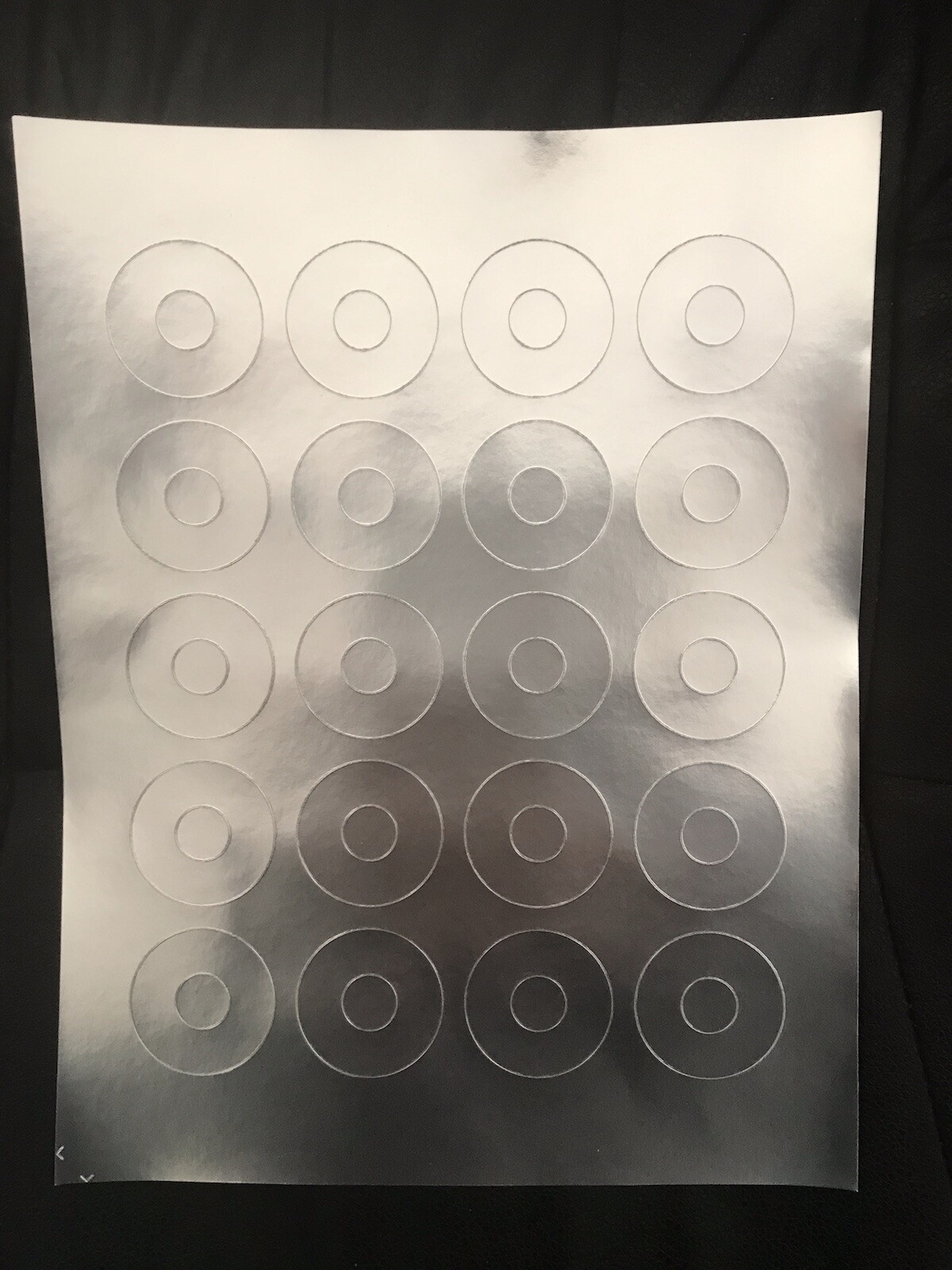 10 CRACKED DISC HUB REPAIR RING STICKER LABELS! CD, DVD, PLAYSTATION, XBOX, WII