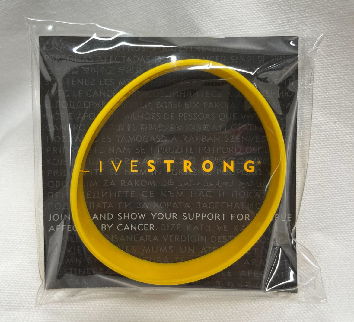 Nike LIVESTRONG Authentic Wristband Bracelet NEW XXL 9" 230mm Up to 60% off