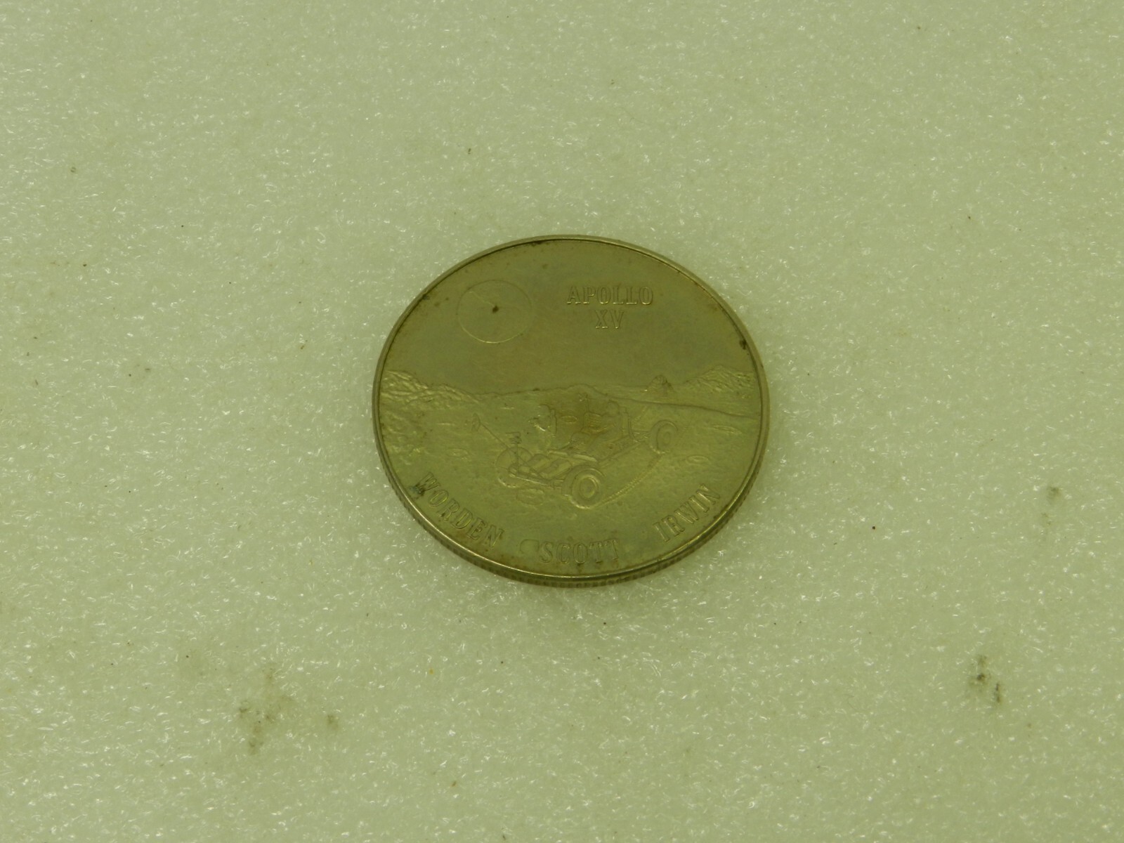 1971 Apollo 15 Commemorative Medal Token Galaxy Medals No Date Error Coin RARE!
