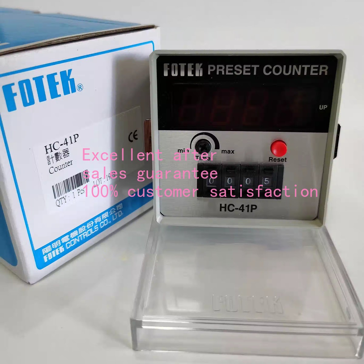 1PCS New for FOTEK Digital Counter HC-41P Freight Free