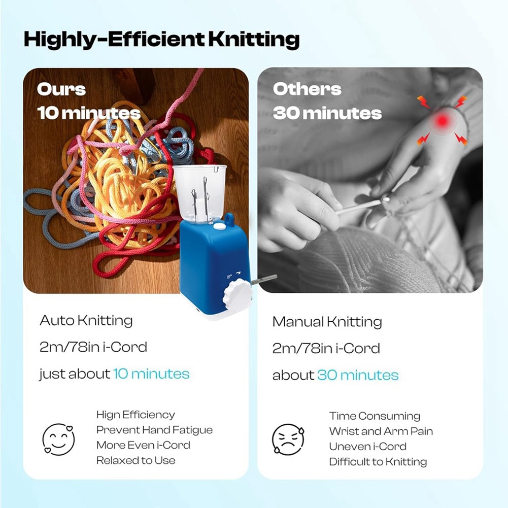 Cord Knitting Machine, Power Tool with Sufficient Tension, Str8054