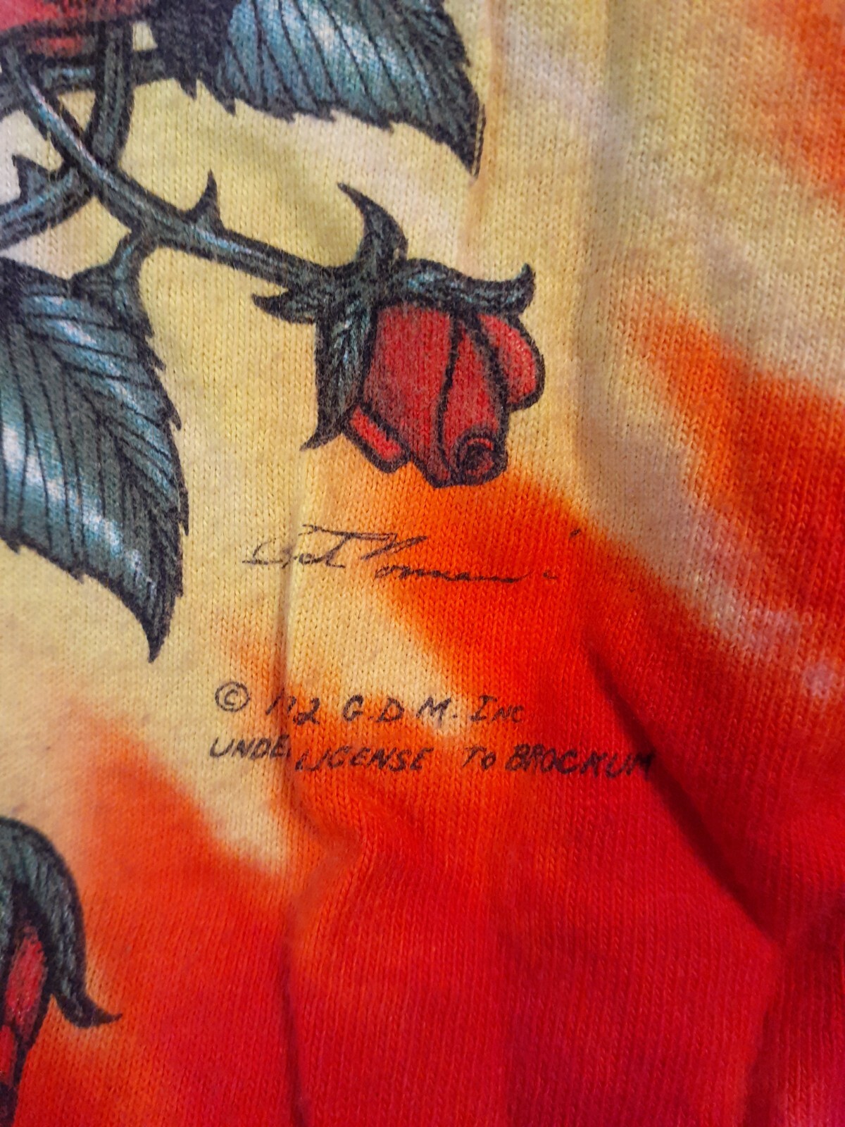 1992 GRATEFUL DEAD SPACE YOUR FACE T-Shirt by Liquid Blue Sz Large