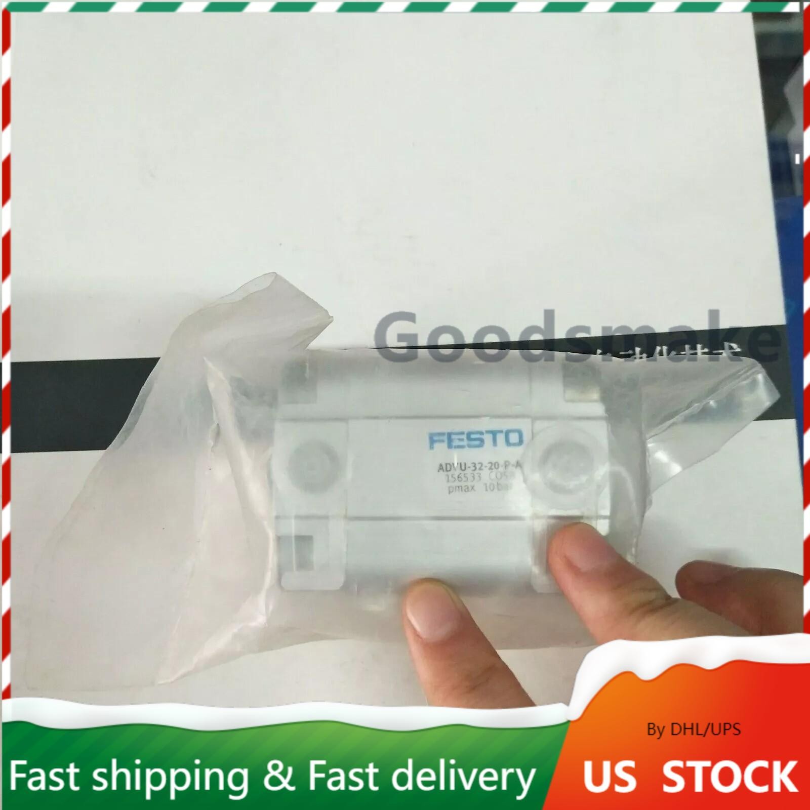 US FREE TAX New Festo ADVU-32-20-P-A 156533 Compact air cylinder