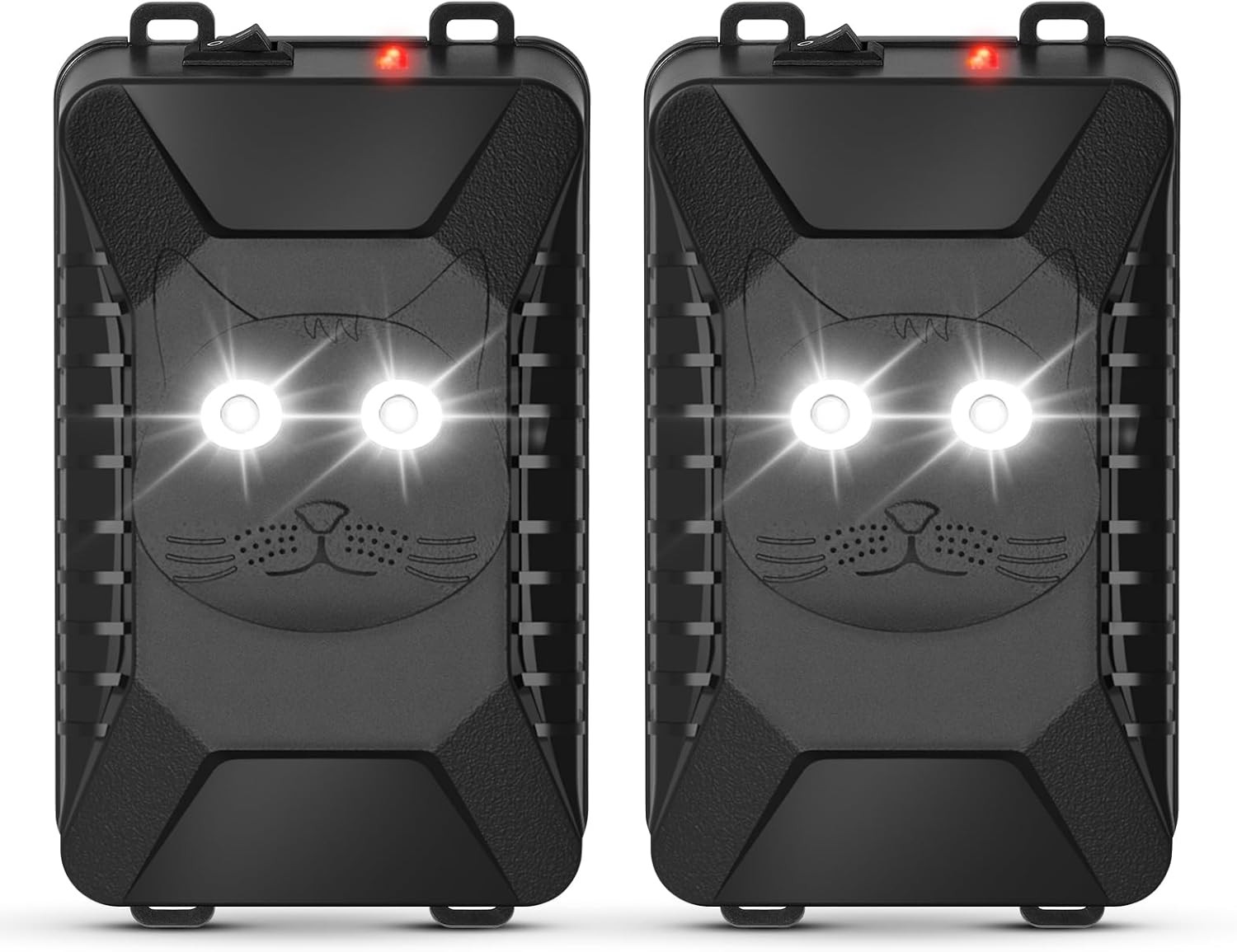 4PK Ultrasonic Mouse Repellent - Car/Indoor, Strobe Light, Battery Power