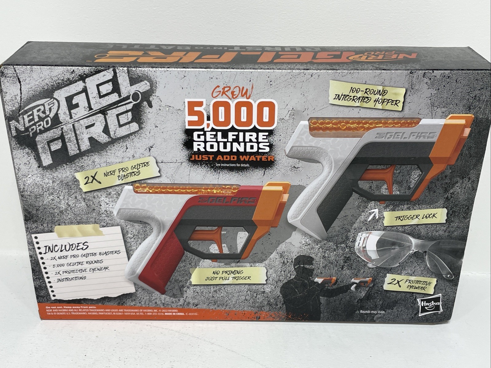 NERF Pro Gelfire Dual Wield Blasters NEW SEALED