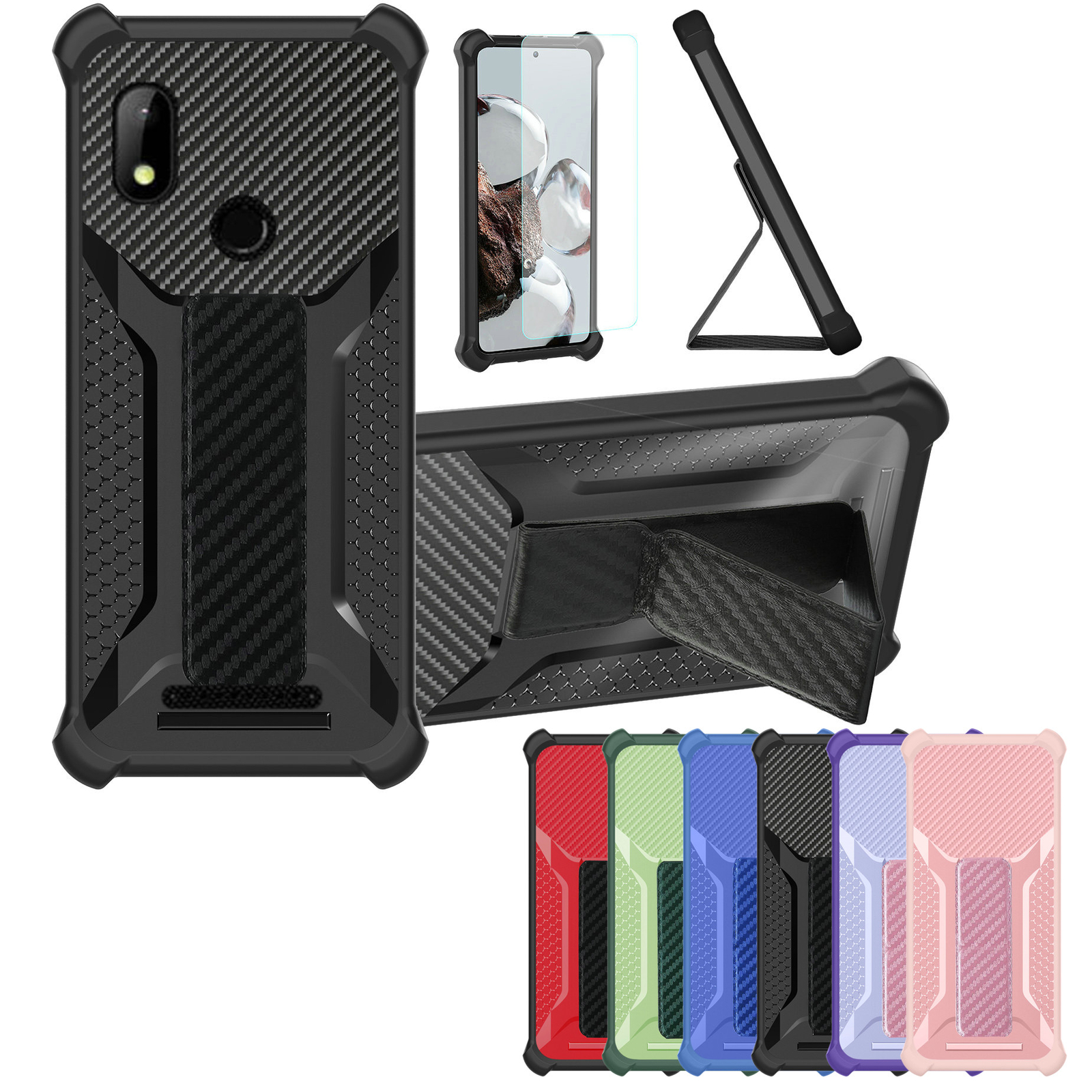for Hot Pepper Chilaca Phone Case Cover Glass Screen Protector A1