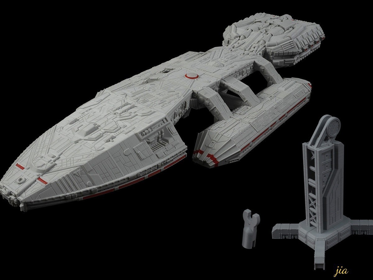 1/3600 Battlestar Galactica(1978) Assemble Model Kit W/base 3D Printing NEW
