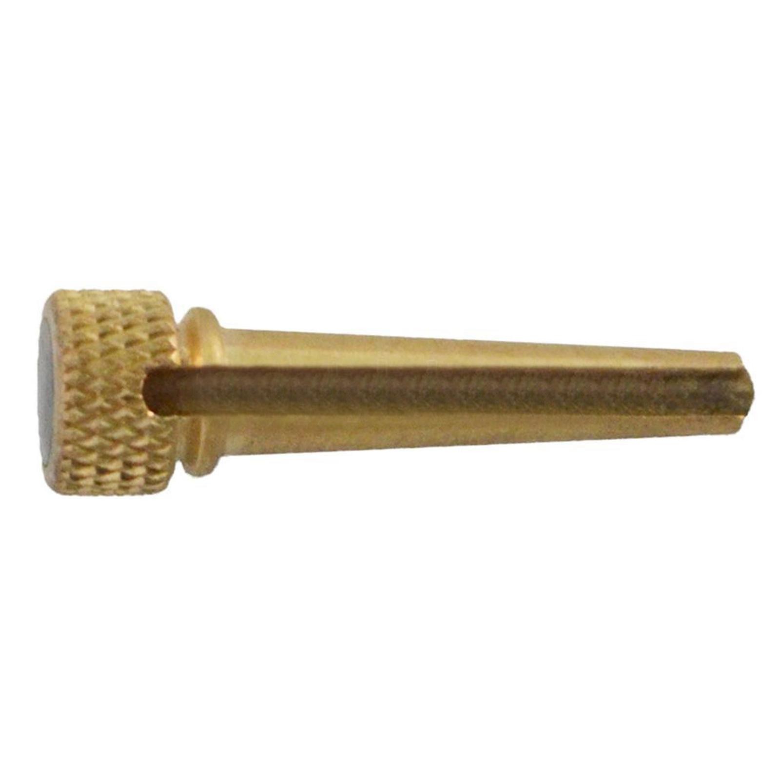 6pcs Guitar String Nails Solid Brass Bridge Pins Abalone Dot Inlay Acoustic