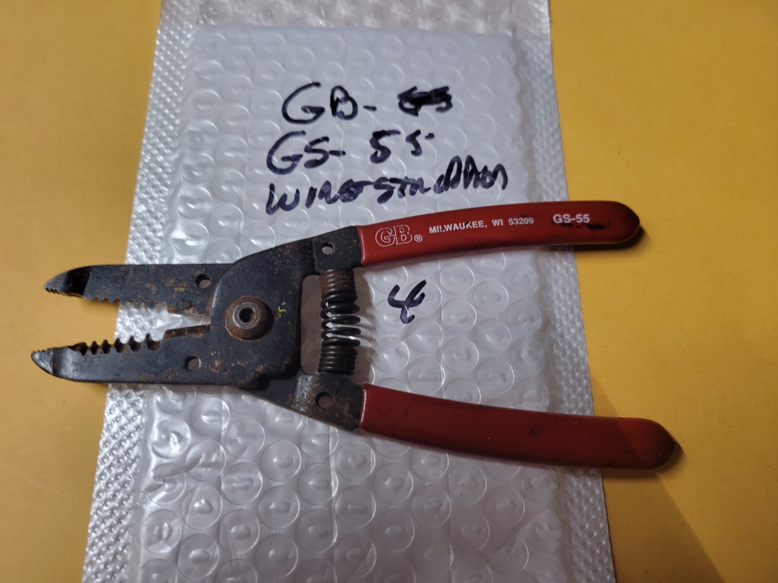GB GS-55 WIRE STRIPPER - NICE SHAPE