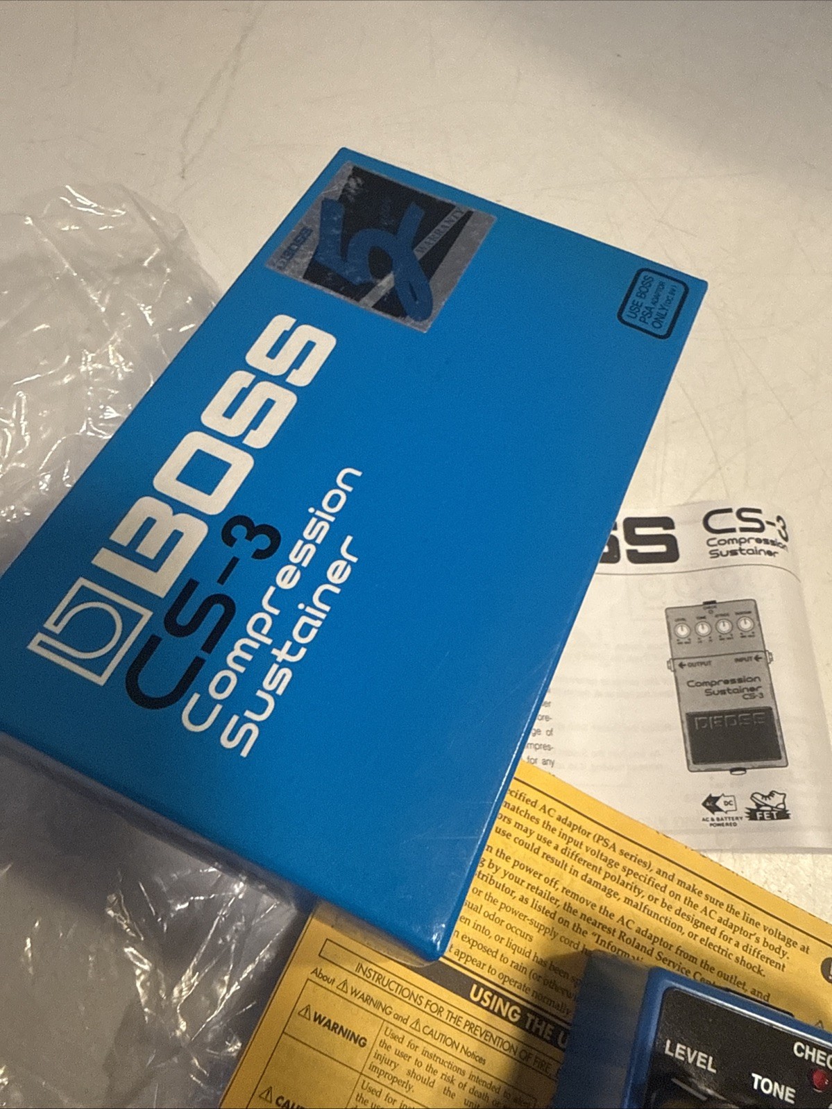 Boss CS-3 Compression Sustainer Pedal
