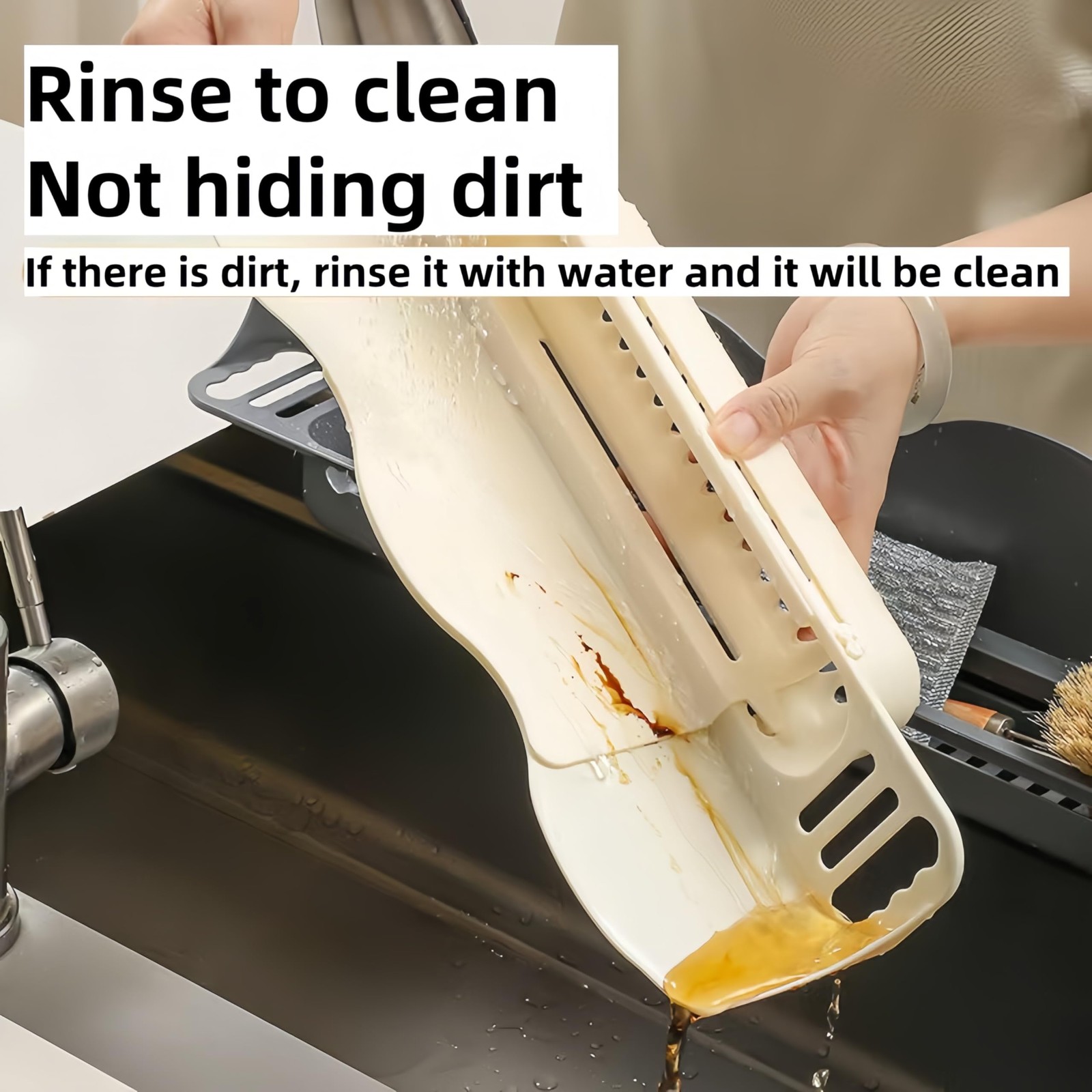 Sink Splash Guard,Adjustable Silicone Sink Protectors for Kitchen Sink. High ...